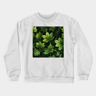 Green Leaves Pattern 15 Crewneck Sweatshirt